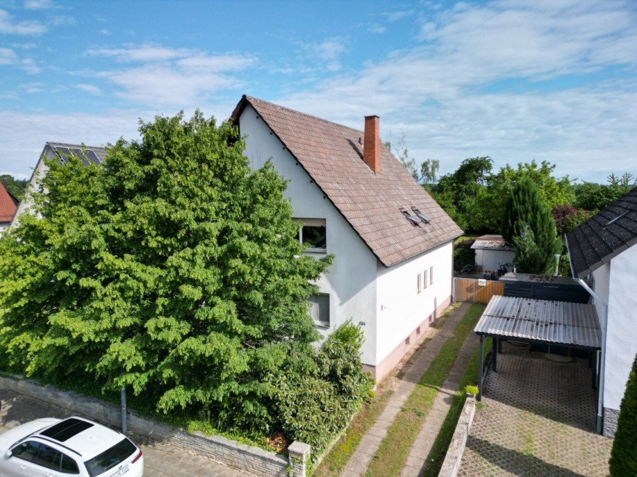 Stra�enansicht Einfamilienhaus Stutensee / Blankenloch