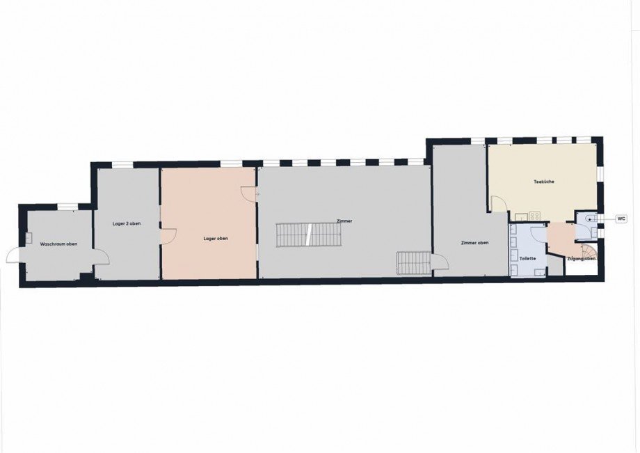 Grundriss OG Halle / Lager / Produktion B�hl , Baden