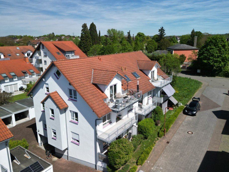 Vogelperspektive Etagenwohnung Bad Sch�nborn / Bad Langenbr�cken
