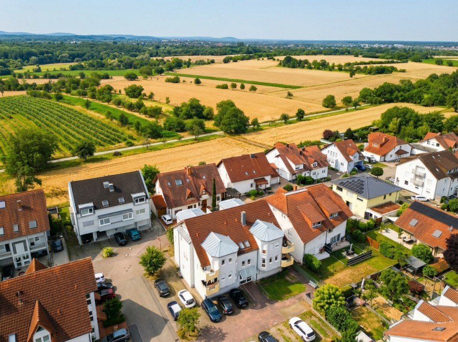 Vogelperspektive Maisonettewohnung Malsch