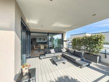 Lounge Terrasse xxl Luxus Neubau Penthouse im Zentrum von Sinsheim
