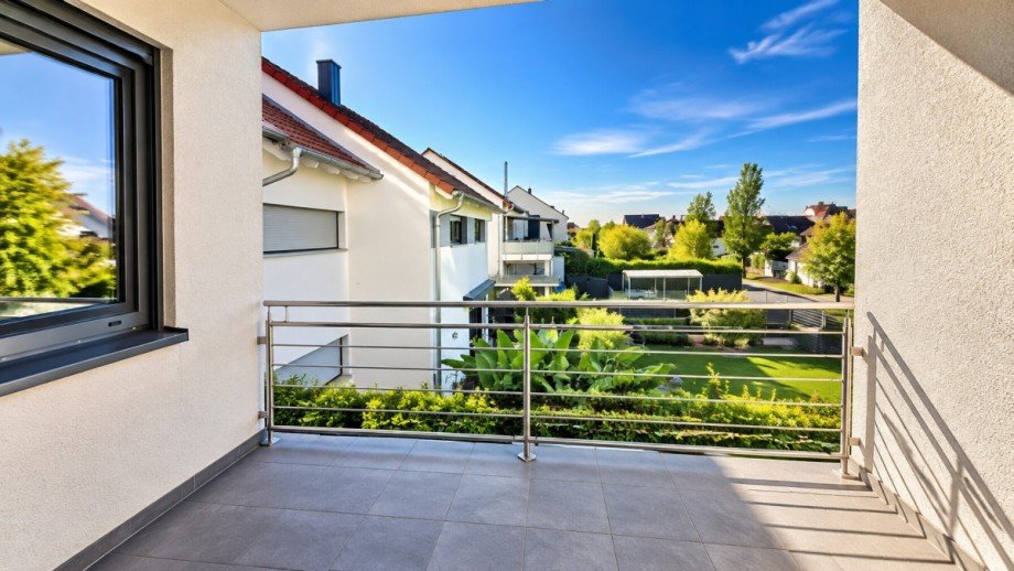 Balkon Etagenwohnung Wagh�usel / Kirrlach