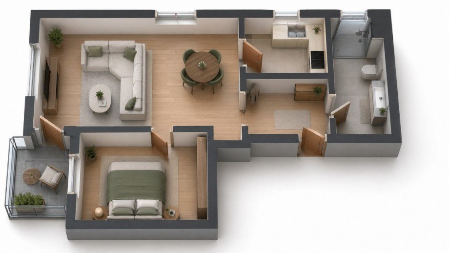  Etagenwohnung �stringen