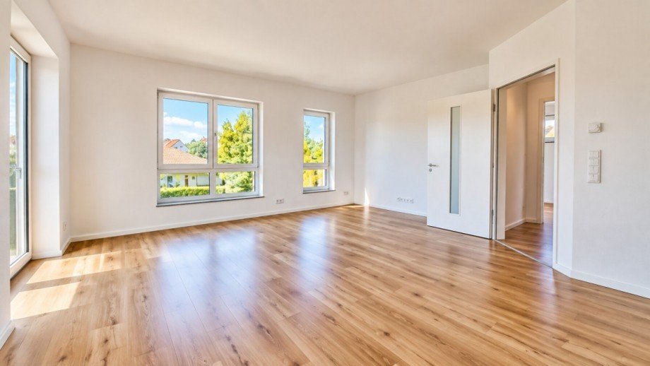 Wohnzimmer Etagenwohnung Wagh�usel / Kirrlach