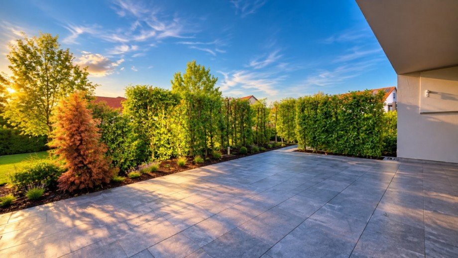 Terrasse Erdgeschosswohnung Wagh�usel / Kirrlach
