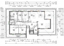 Grundriss mit Ma�en xxl Luxus Neubau Penthouse im Zentrum von Sinsheim