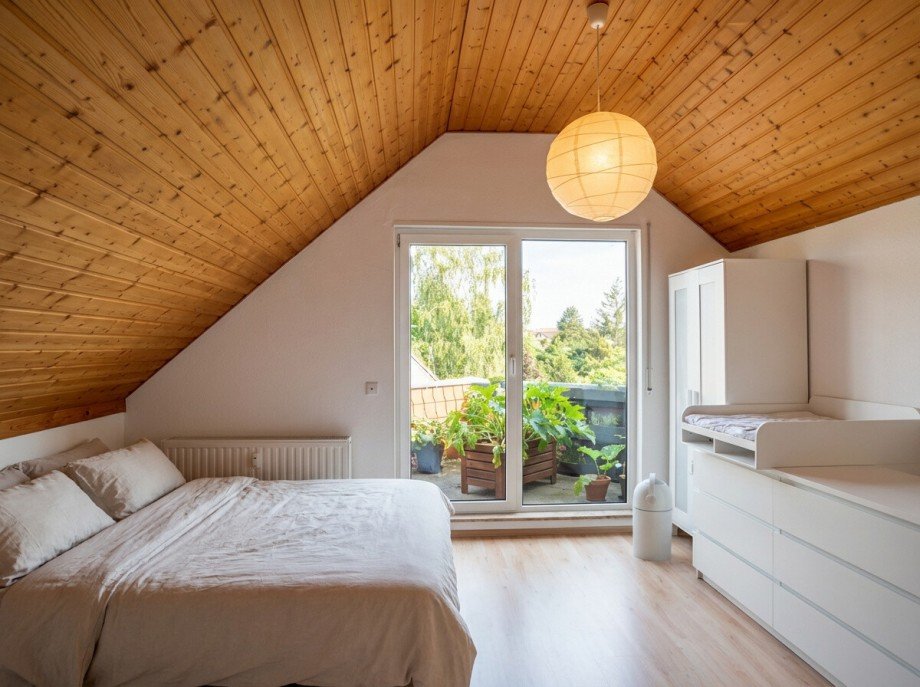 Schlafzimmer Maisonettewohnung Sinsheim Steinsfurt