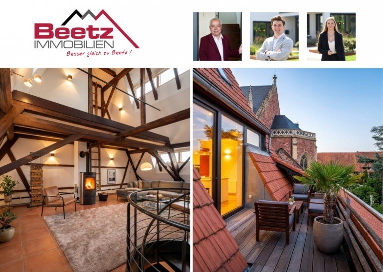 Beetz Immobilien Mannheim / Seckenheim Maisonettewohnung F�r alle, die hoch hinaus wollen - Maisonette Wohnung mit Wow-Effekt im Herzen von Seckenheim