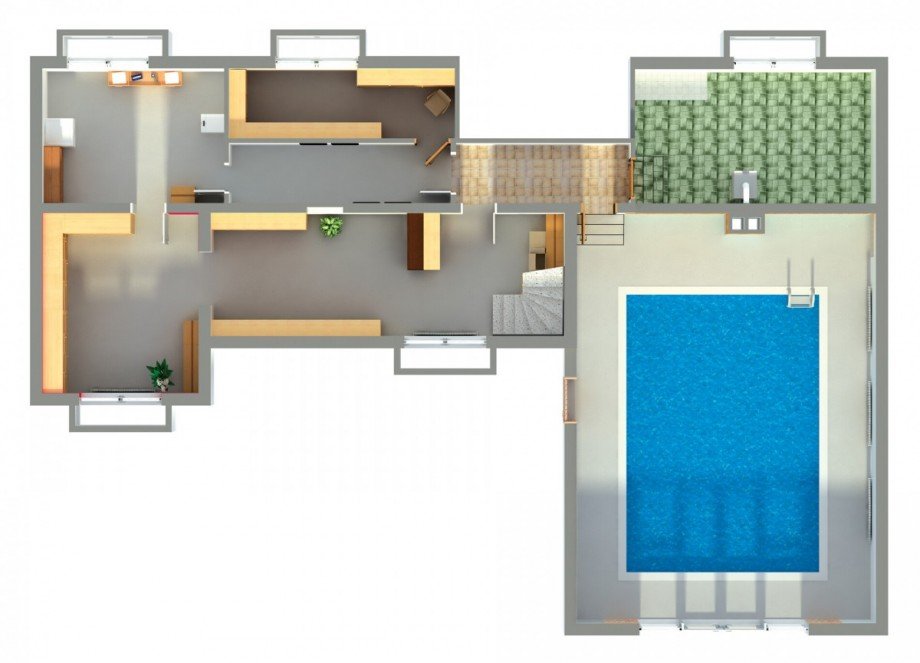 Grundriss UG Einfamilienhaus Sinsheim
