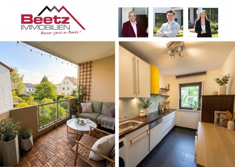 Beetz Immobilien Heidelberg Etagenwohnung Balkon, Tageslicht, Fernw�rme: Ein Wohnungskonzept mit Herz