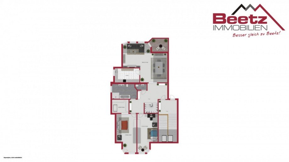 Grundriss OG Maisonettewohnung Malsch
