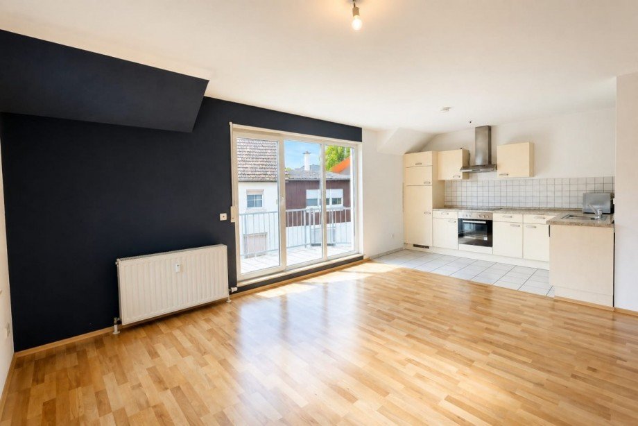 Wohnbereich und K�che Maisonettewohnung Sinsheim Steinsfurt