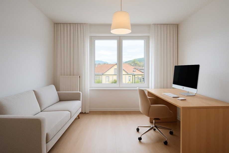 B�ro M�blierungsvorschlag Etagenwohnung Sinsheim / Rohrbach