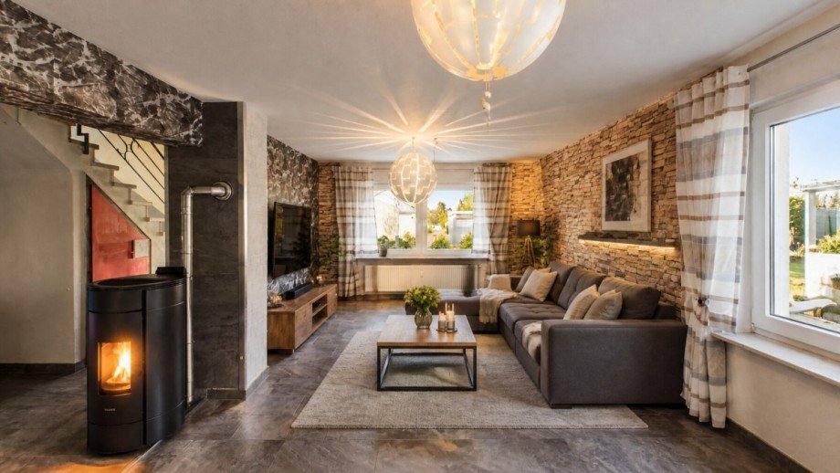 M�blierungsvorschlag Wohnzimmer Einfamilienhaus Sinsheim / Waldangelloch