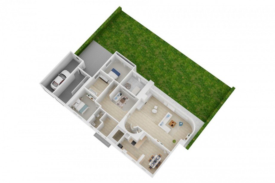 Grundriss EG Villa Bad Sch�nborn / Bad Mingolsheim