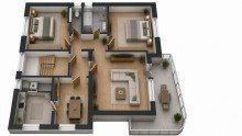 Grundriss EG Haus mit gro�em Grundst�ck (1019m�) und viel Potenzial in Feldrandlage von Blankenloch zu verkaufen