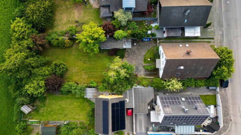 Vogelperspektive Einfamilienhaus Stutensee / Blankenloch
