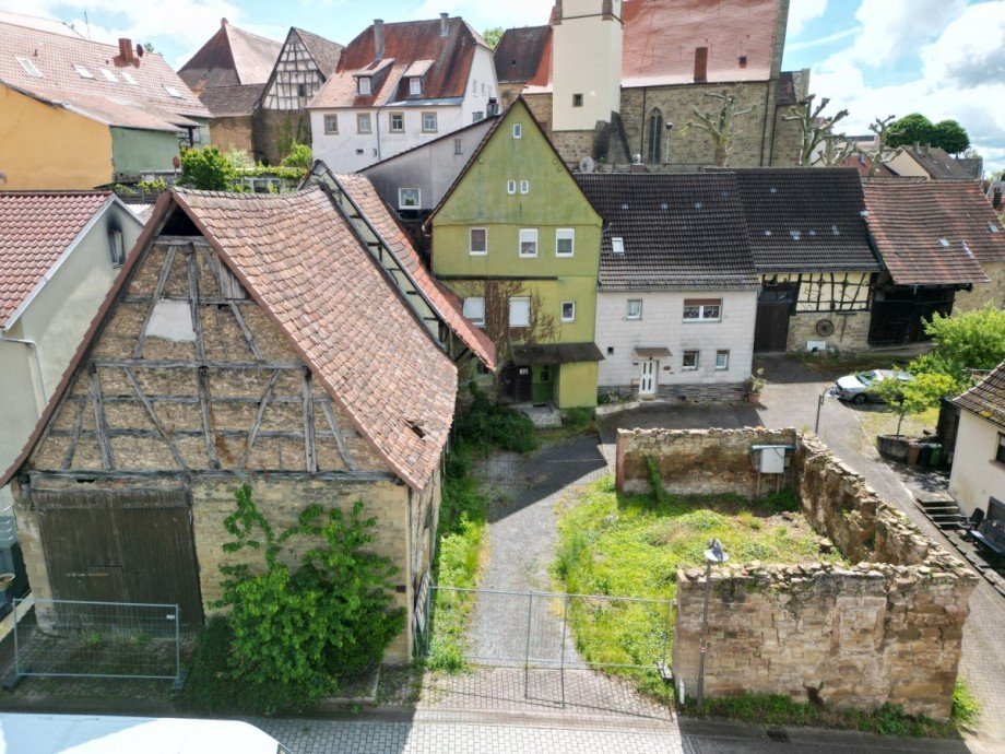 Front Ansicht Wohngrundst�ck Sinsheim / Hilsbach