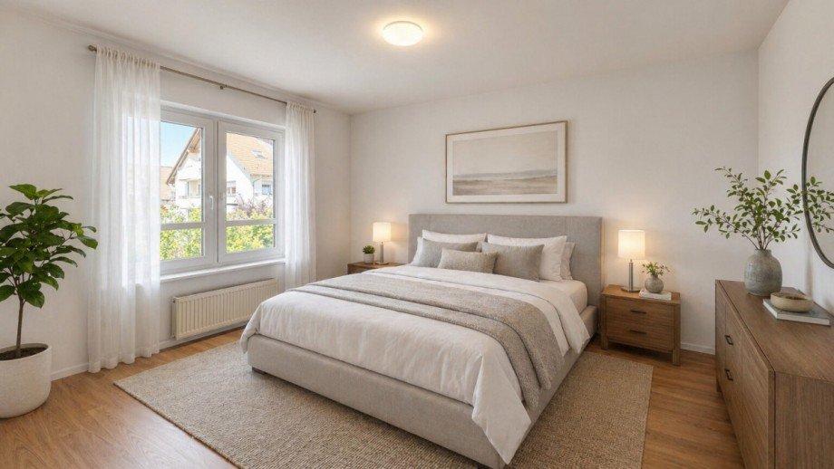 Schlafzimmer M�blierungsvorschlag Etagenwohnung Bad Sch�nborn / Bad Langenbr�cken