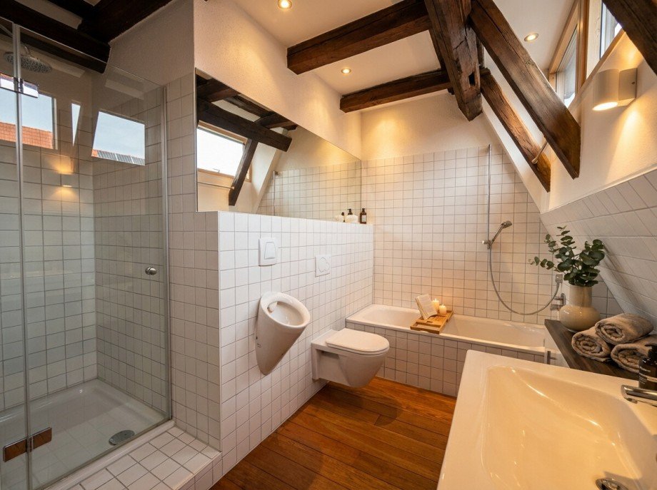 Hauptbad Maisonettewohnung Mannheim / Seckenheim