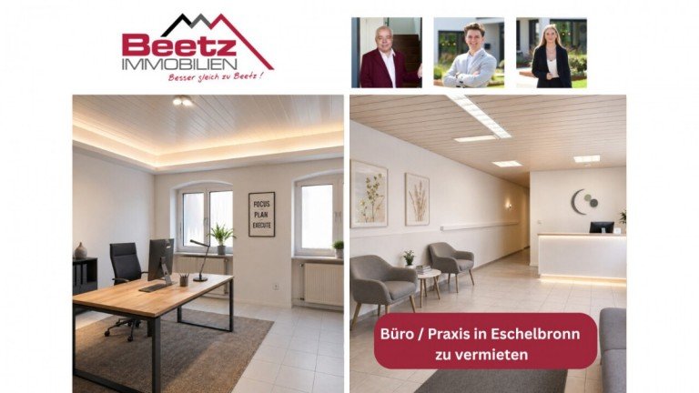 Beetz Immobilien Eschelbronn Praxis B�ro oder Praxis mit vielen M�glichkeiten in guter Lage von Eschelbronn zu vermieten