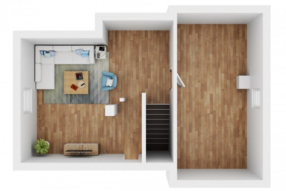 Grundriss DG Einfamilienhaus Sinsheim / Waldangelloch