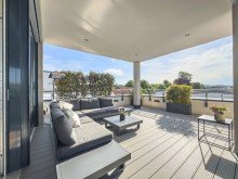 Lounge Terrasse xxl Luxus Neubau Penthouse im Zentrum von Sinsheim