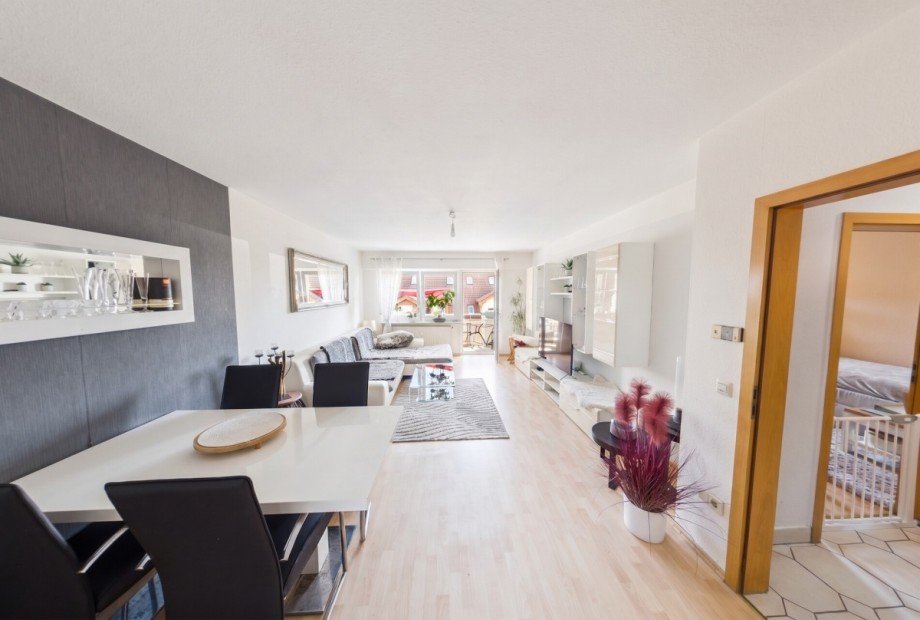Wohn-Esszimmer Maisonettewohnung Sinsheim