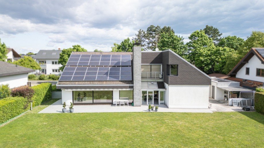 R�ck Ansicht Haus Villa Bad Sch�nborn / Bad Mingolsheim
