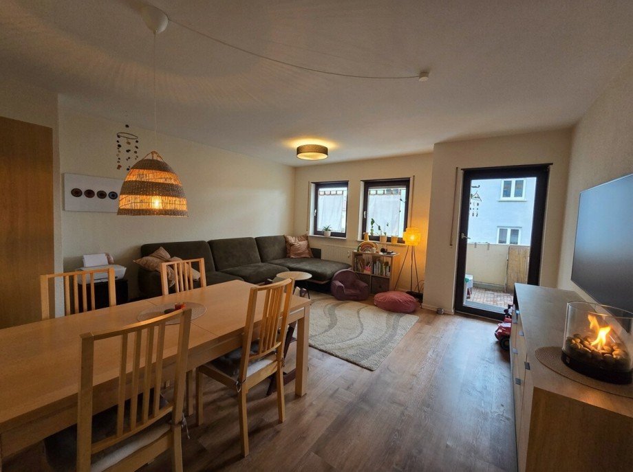 Wohnzimmer Etagenwohnung Heidelberg