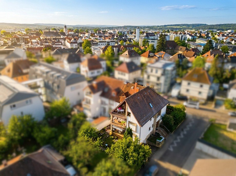 Ansicht Garten Mehrfamilienhaus Sinsheim
