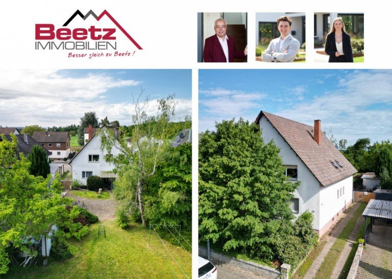 Beetz Immobilien Stutensee / Blankenloch Einfamilienhaus Haus mit gro�em Grundst�ck (1019m�) und viel Potenzial in Feldrandlage von Blankenloch zu verkaufen