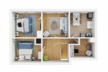 Obergeschoss Haus von 1842 mit vielen M�glichkeiten in Sinsheim-Steinsfurt