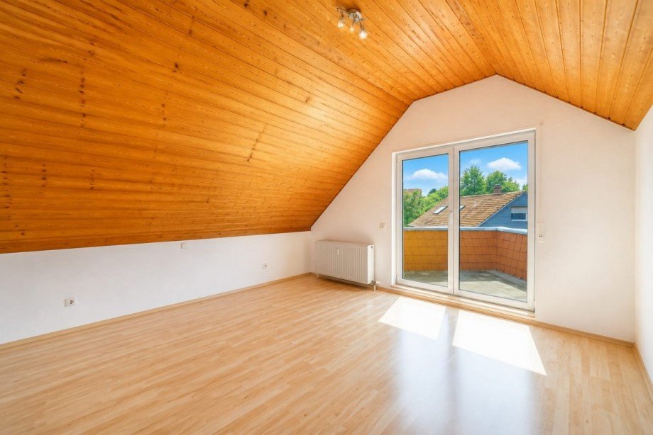 Schlafzimmer DG Maisonettewohnung Sinsheim Steinsfurt
