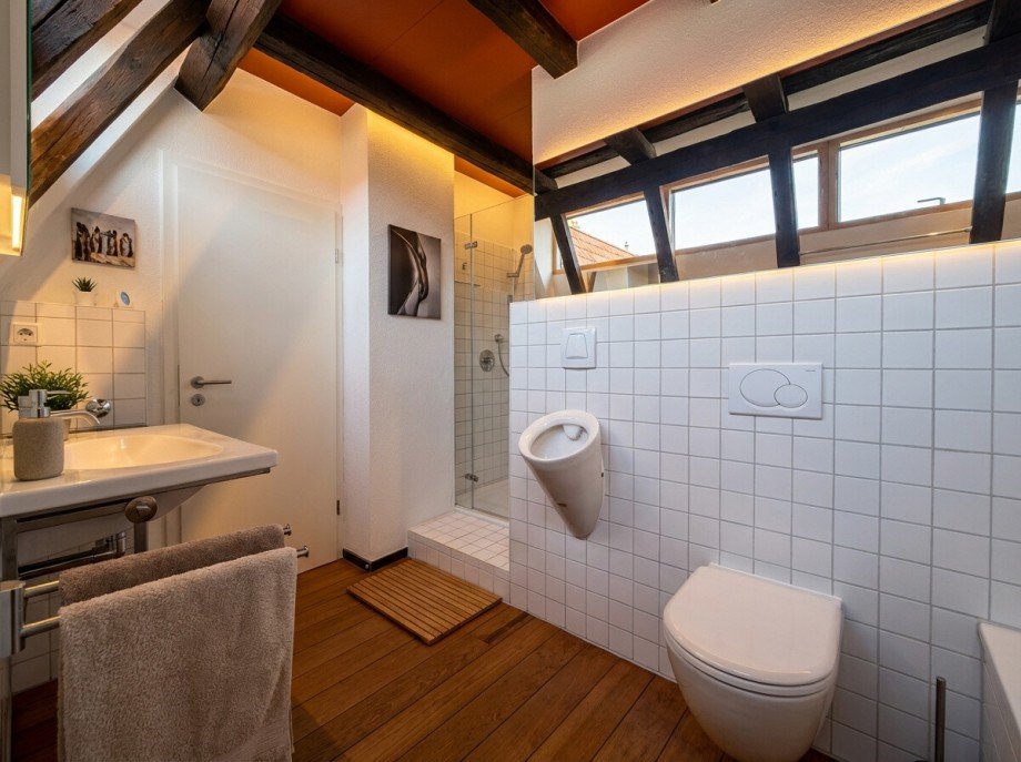 Hauptbad Maisonettewohnung Mannheim / Seckenheim