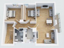 Grundriss DG 3 Familienhaus mit gro�em Grundst�ck in der Sinsheimer Gartenstadt, 1 Wohnung sofort frei !