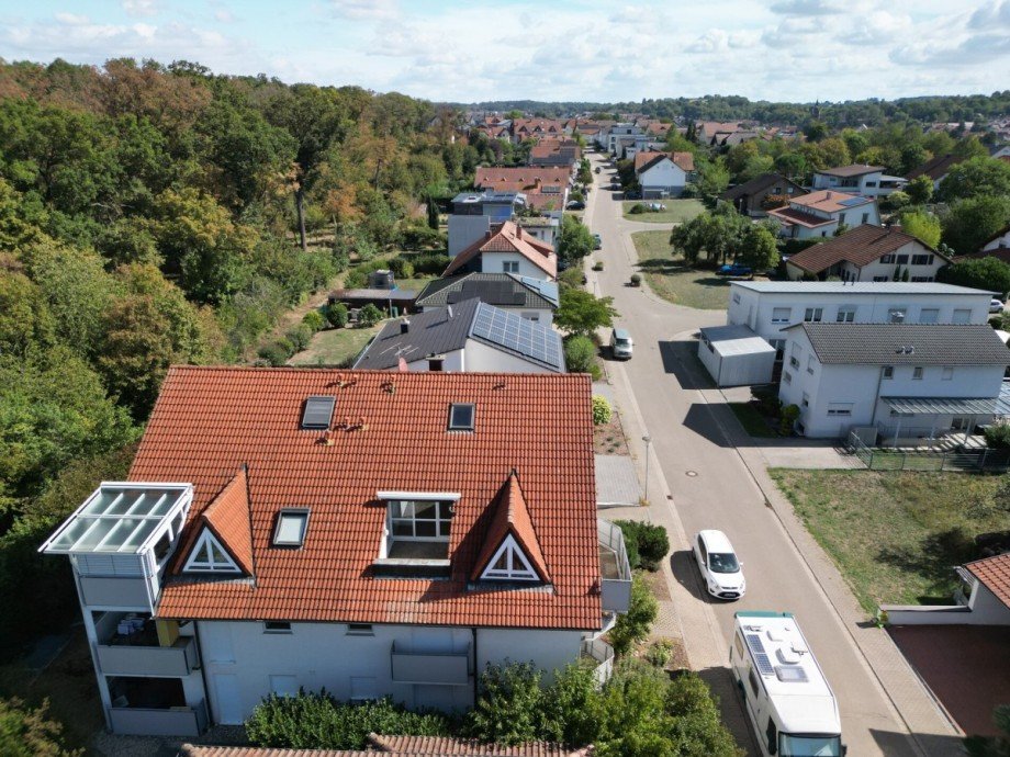 Ansicht Dachterrasse Dachgeschosswohnung �stringen