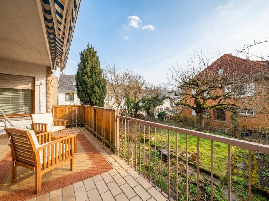Balkon EG Mehrfamilienhaus Sinsheim
