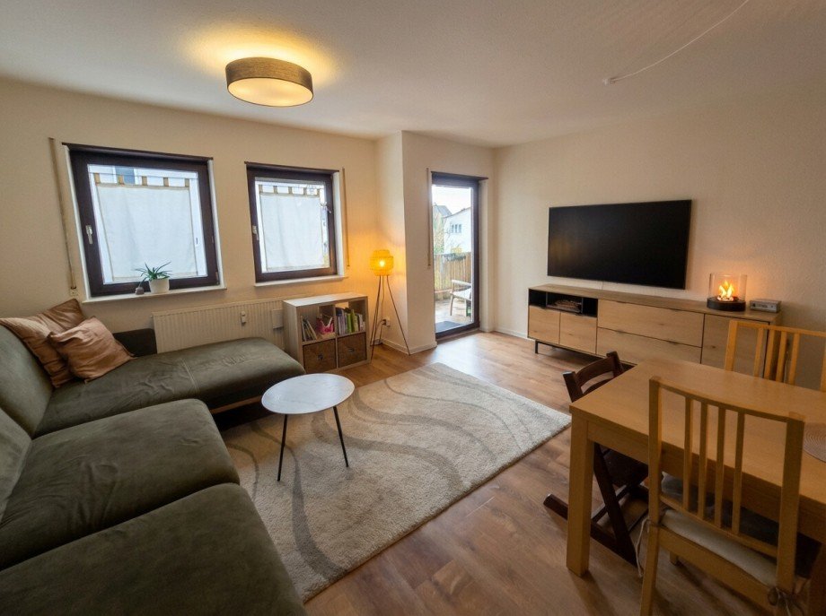 Wohnzimmer Etagenwohnung Heidelberg