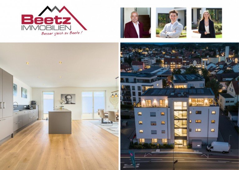Beetz Immobilien Sinsheim Penthousewohnung xxl Luxus Neubau Penthouse im Zentrum von Sinsheim