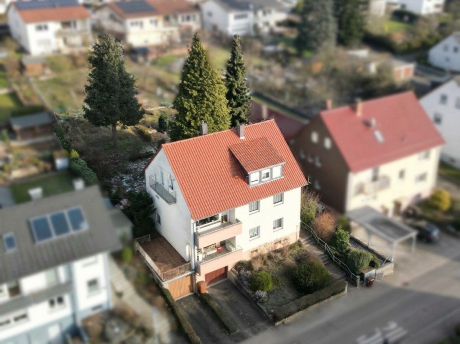 Stra�enansicht Mehrfamilienhaus Sinsheim