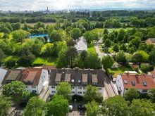 Vogelperspektive 3 Zimmer Wohnung in idyllischer Lage von Mannheim-Sandhofen zu verkaufen