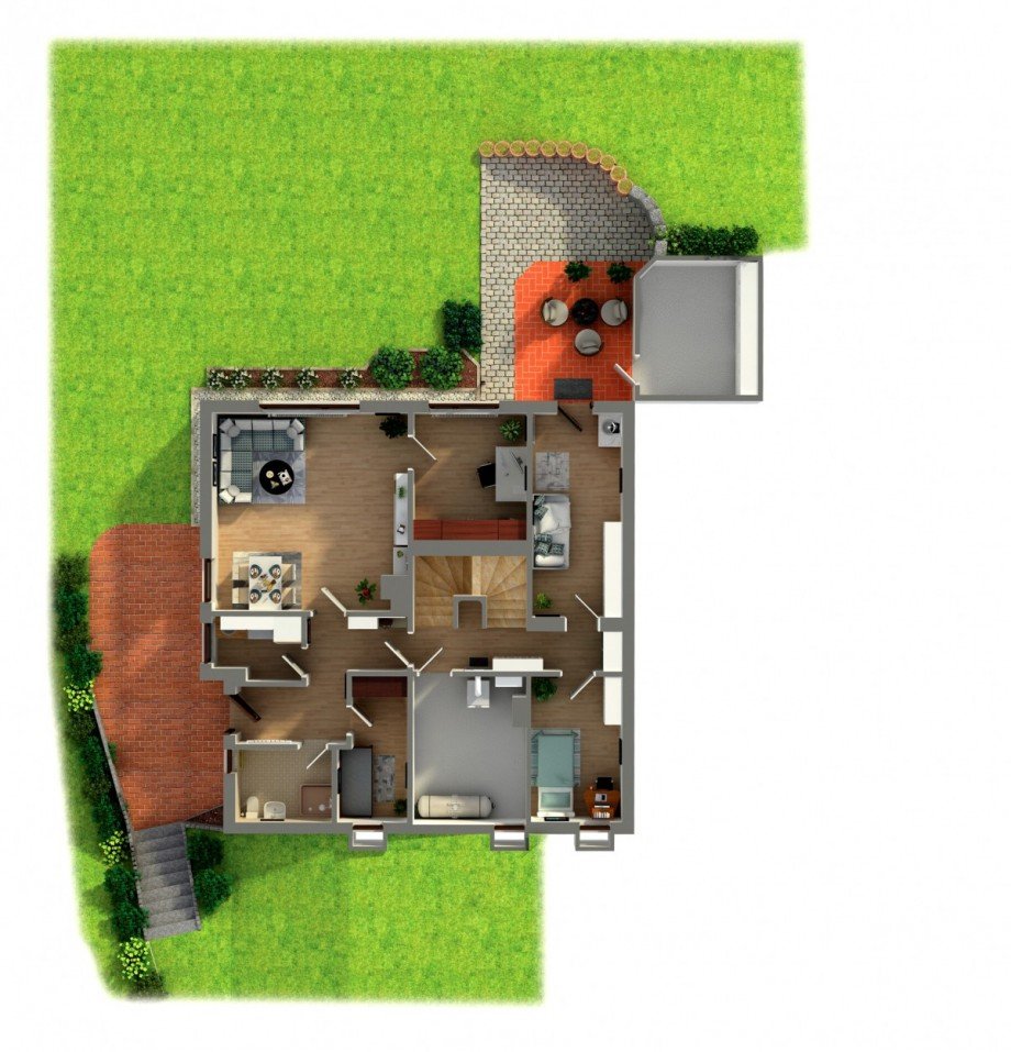 Grundriss UG Einfamilienhaus Meckesheim